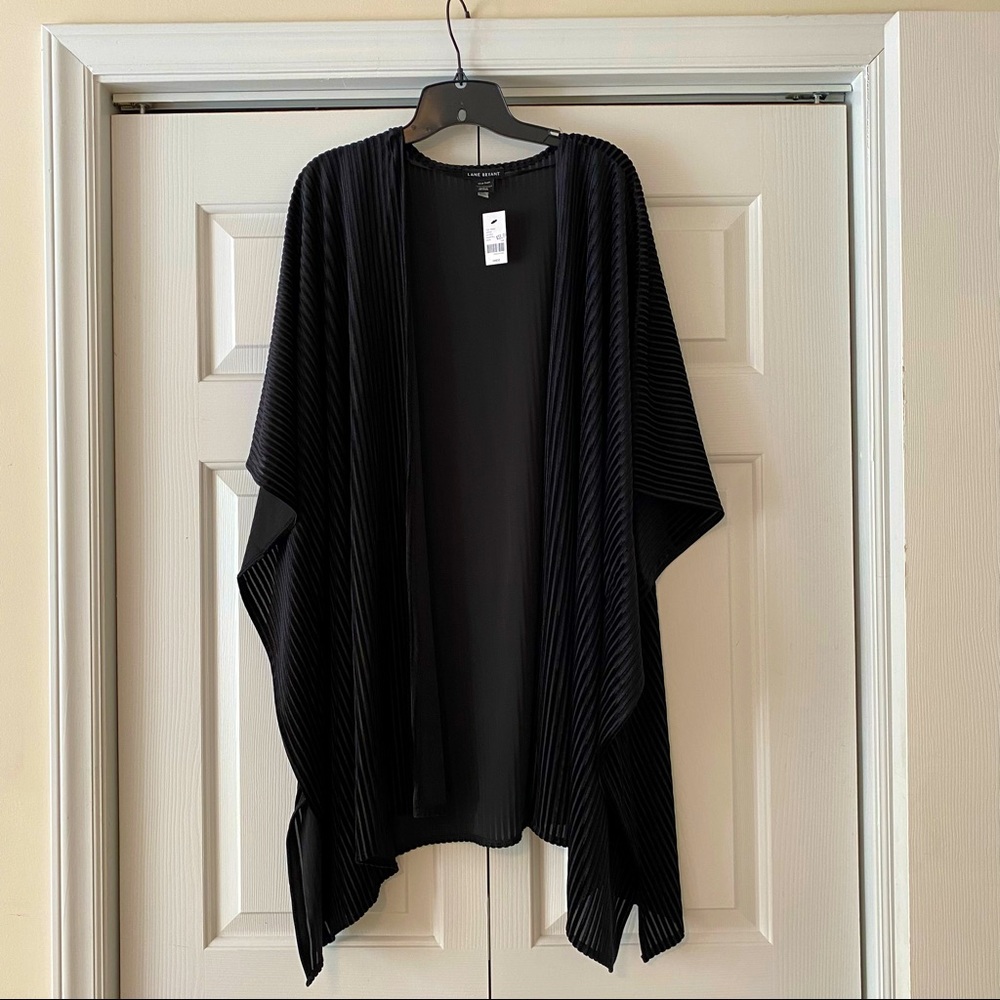✨Lane Bryant Black Overpiece✨